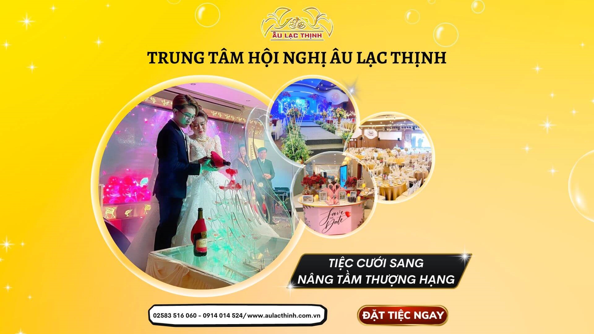 TRẢI NGHIỆM ĐẲNG CẤP - CHI TIÊU THÔNG MINH, TIỆC CƯỚI SANG - NÂNG TẦM THƯỢNG HẠNG