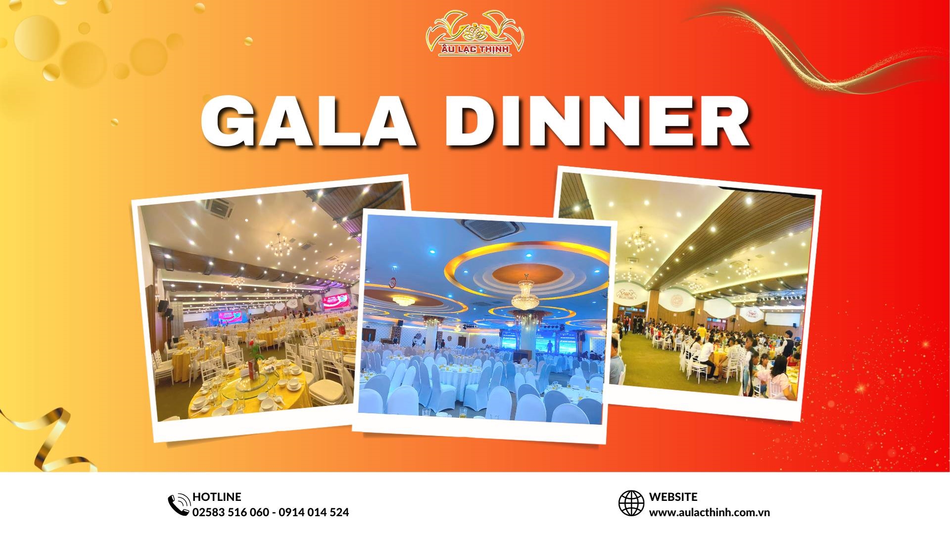 SỰ KIỆN GALA DINNER - TRUNG TÂM HỘI NGHỊ ÂU LẠC THỊNH